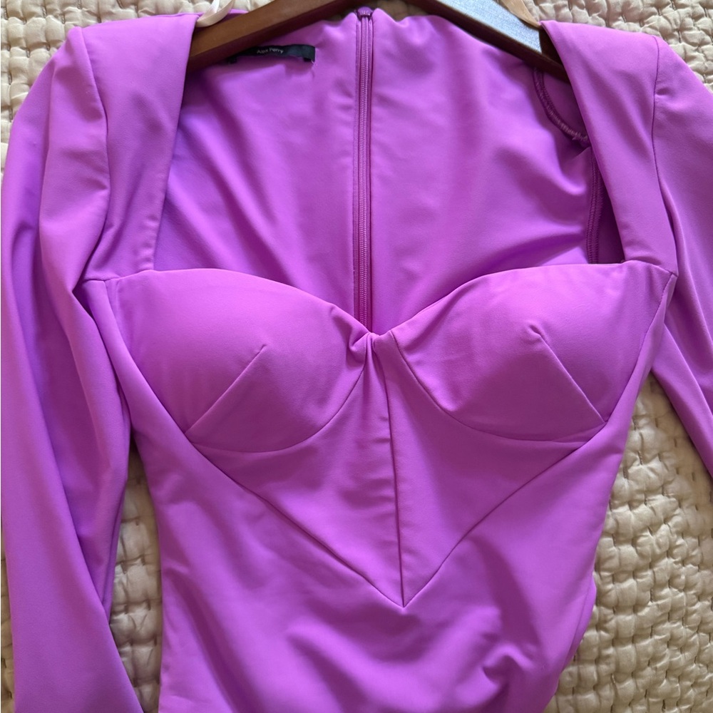Alex Perry Pink Bodysuit